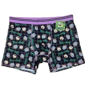 Rick and Morty Boxer Briefs Underwear Men's Size XL TV Adult Swim‎ Cartoons